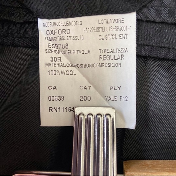 Tiger of Sweden black blazer Norden suit blazer 48 and Oxford pants 30 pure wool - Picture 11 of 16